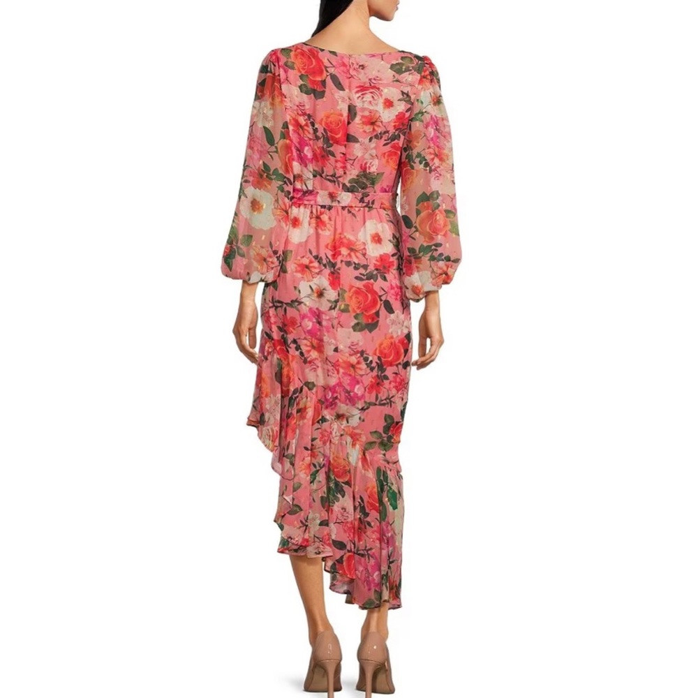 Eliza J Chiffon Ruffle Dress. EUC - Picture 2 of 8